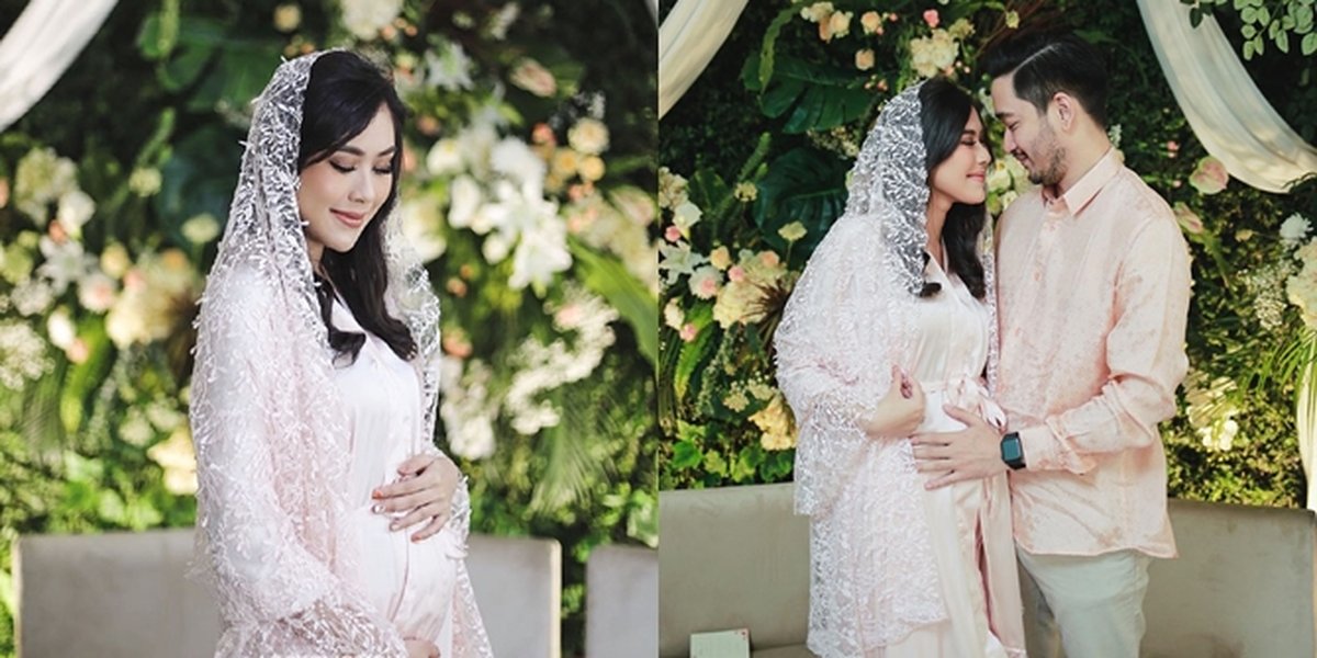 Syahnaz Sadiqah Holds a Religious Gathering in her 4th Month of Pregnancy, Her Makeup is Astonishing