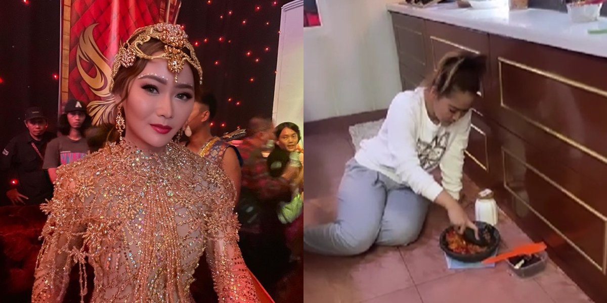 Super Rich, Here are 10 Photos of Inul Daratista Grinding Chili on the Floor for Her Husband Despite Being a Boss - Netizens: Even Though She Has Many Domestic Helpers