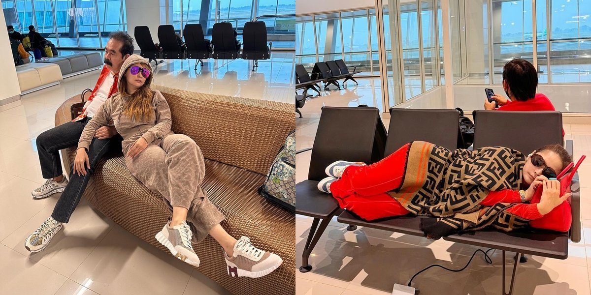Extremely Wealthy but Down-to-Earth, Here are 8 Photos of Inul Daratista Sleeping at the Airport - She Continues to Take Out-of-Town Jobs to Support Her Family