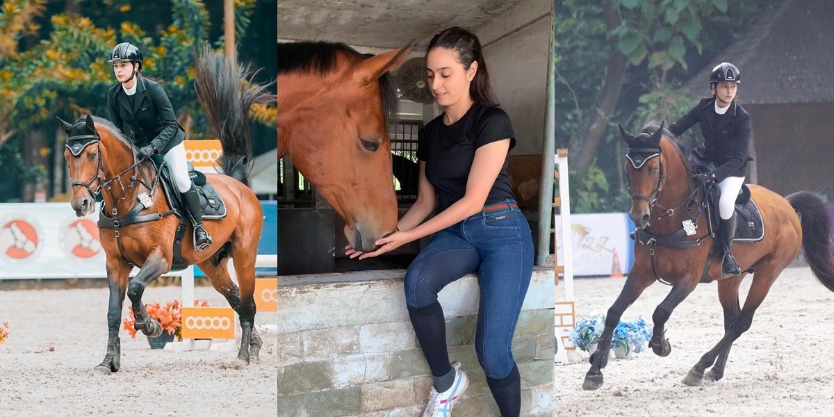 Rich But Not Arrogant, 10 Photos of Nabila Syakieb Horseback Riding - So Elegant!
