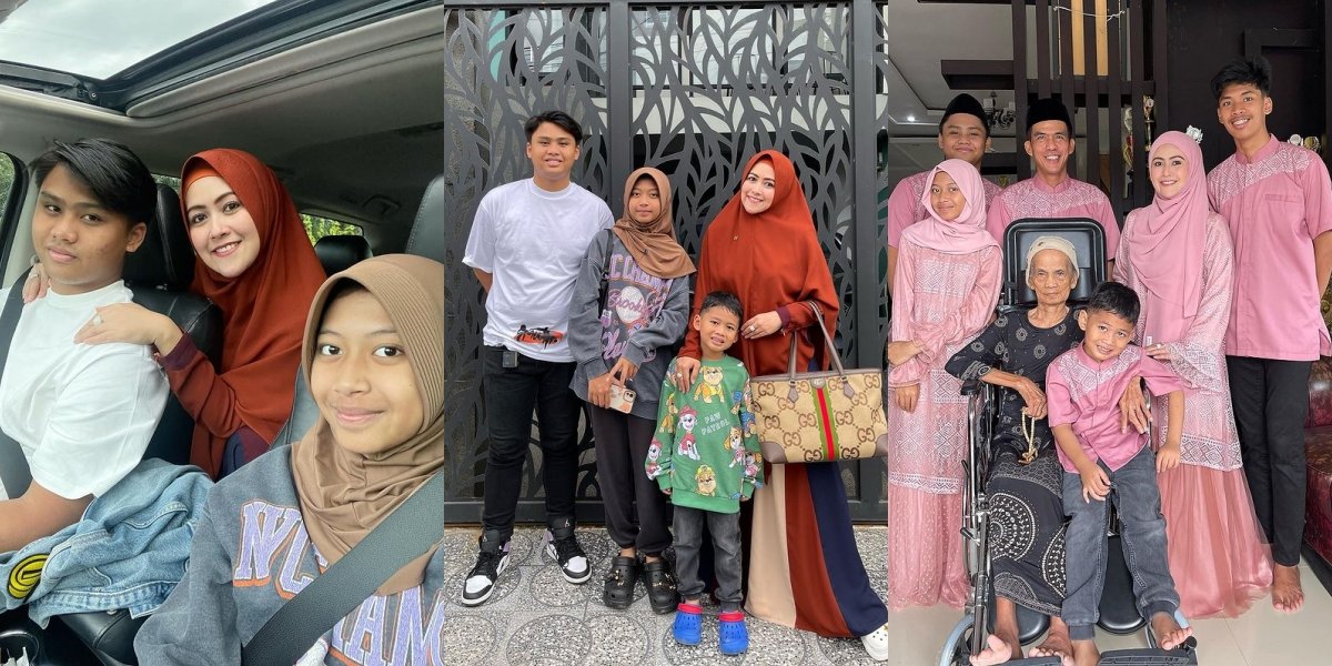 No Differentiation in Love, 10 Photos of Meggy Wulandari's Togetherness with Stepchildren Rarely Highlighted - Compact with Step Siblings