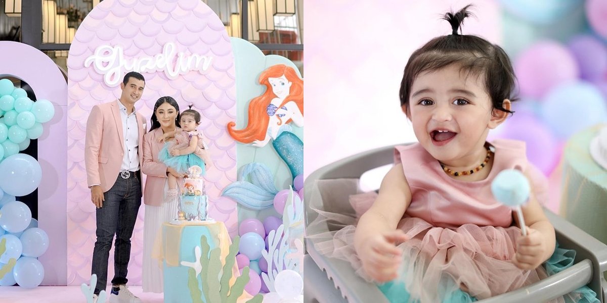 Lesti Kejora Absent, Here are 8 Photos of Baby Guzel Ali Syakieb's 1st Birthday - Celebrated Grandly at a Hotel with 'The Little Mermaid' Theme