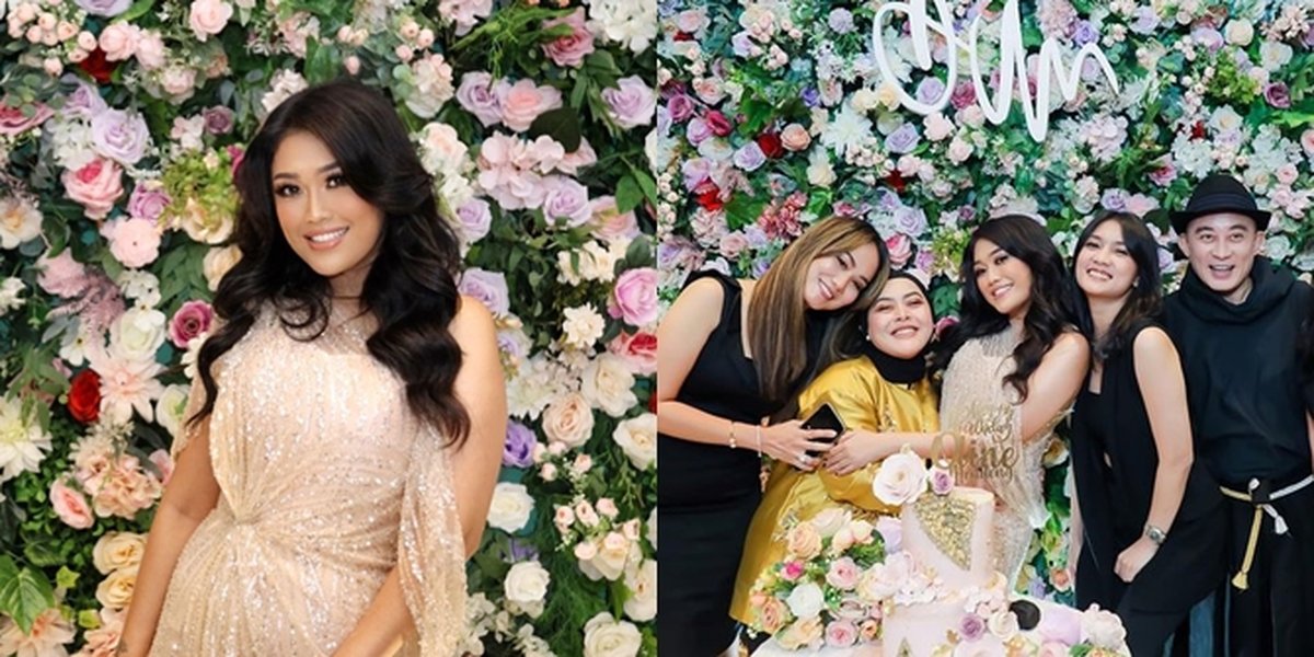 Not Attended by Syahrini, Here are 8 Pictures of Oline Mendeng's Lavish and Flower-Filled Birthday Party - A Gathering of Socialite Gang