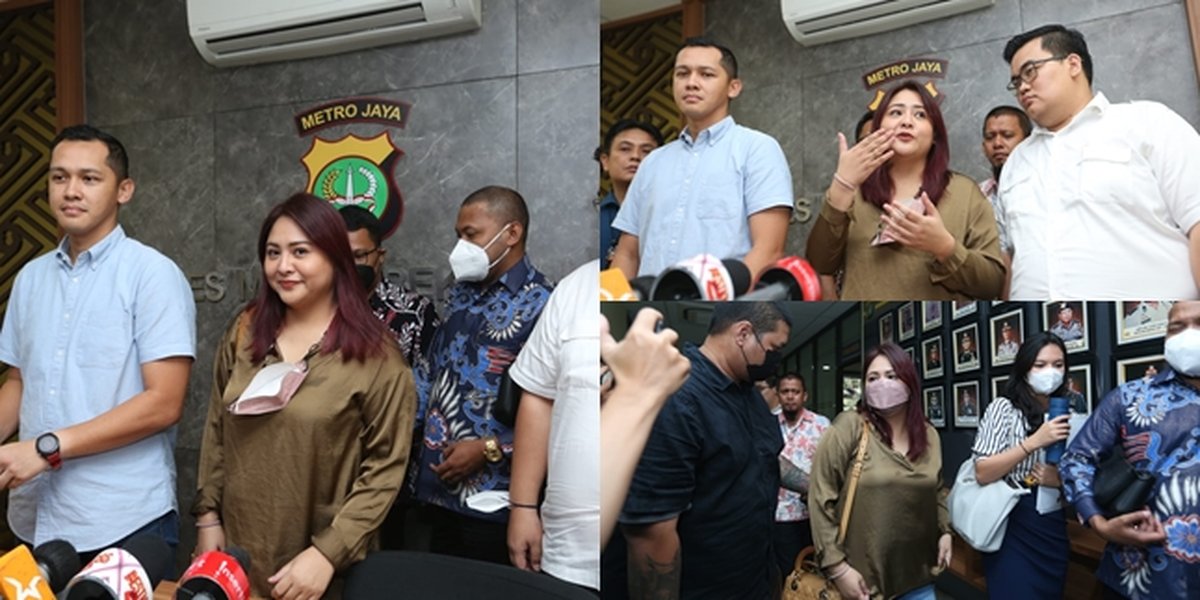 Not Accompanied by Her Husband, Here are 10 Pictures of Audy Item Fulfilling the Police's Call to Become a Witness in the Alleged Assault Case by Iko Uwais