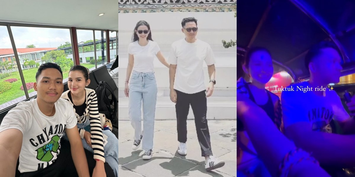 Not Joining Ashanty to Korea, 10 Photos of Azriel Hermansyah and Sarah Menzel Enjoying Vacation in Thailand