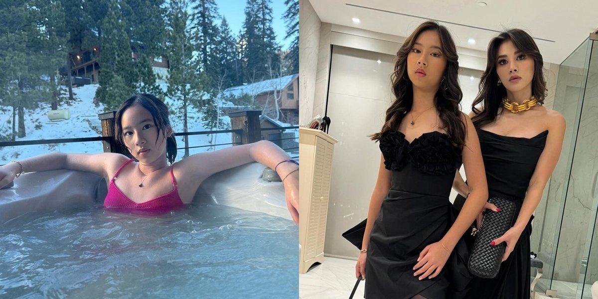 Not Losing Hot From Mama, Here are 8 Portraits of Kierra Ong, Adinda Bakrie's Eldest Daughter, Who is Now Growing Up as a Teenager and Getting Prettier