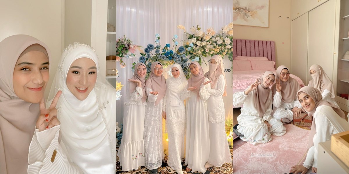 No Longer Duo Janda, 10 Beautiful Photos of Nadya Mustika as Bridesmaid at Larissa Chou's Wedding - Hoped to Follow Soon by Her Best Friend