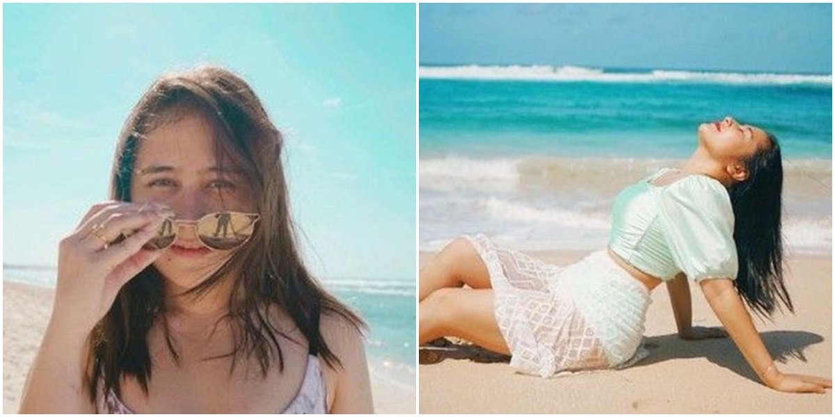 Not Just Work, This is a Beautiful Portrait of Prilly Latuconsina While on Vacation at the Beach