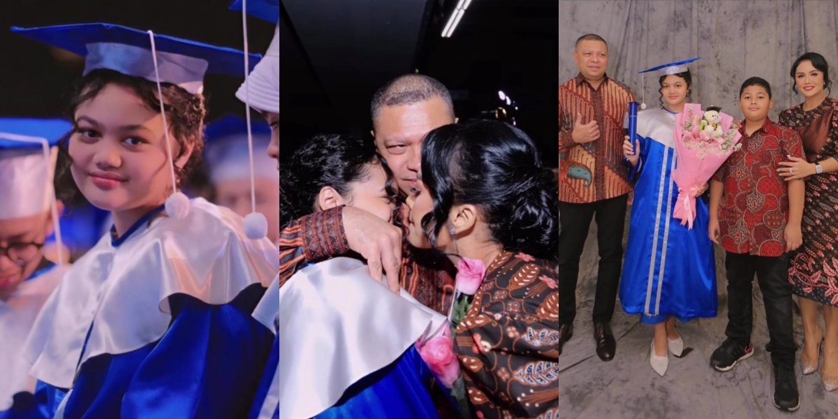 Never Absent Despite Being Busy, 10 Photos of Kris Dayanti and Raul Lemos Accompanying Amora During Graduation - Matching Batik Outfits
