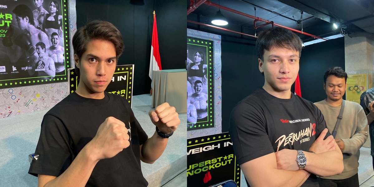 Can't Wait to Fight Each Other, 7 Portraits of El Rumi & Jefri Nichol Weighing In Before Boxing Match