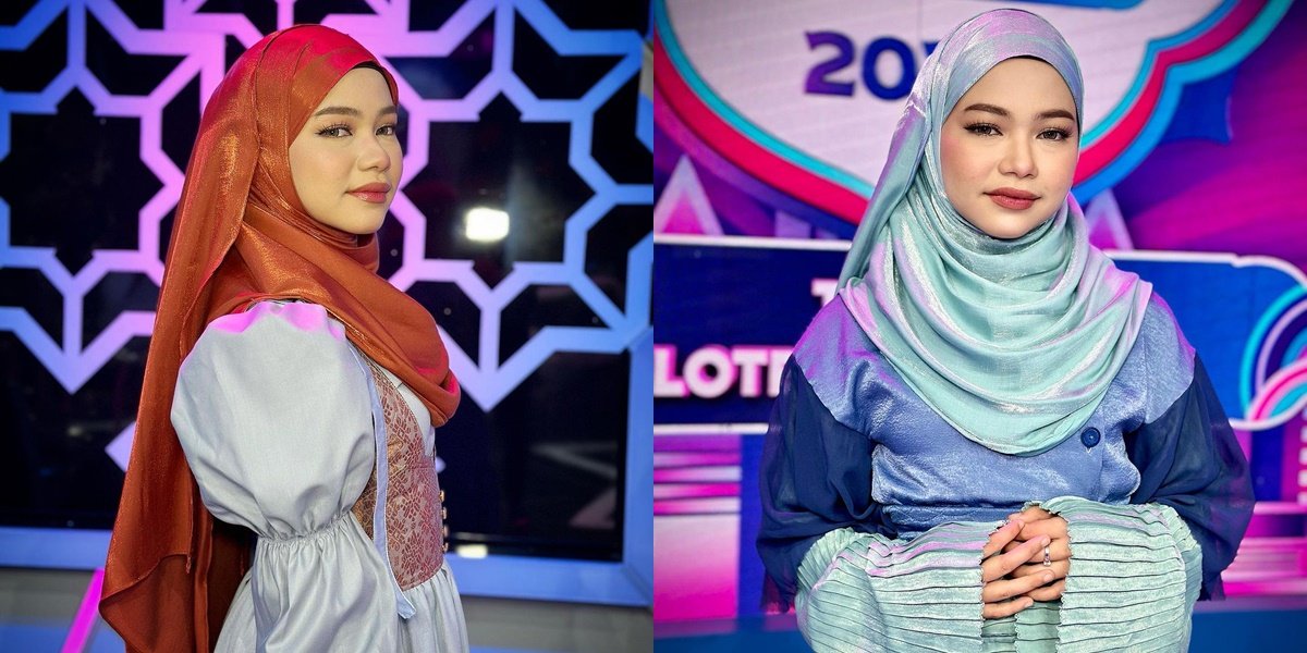 Beautiful Appearance in Various Colors of Hijab, 8 Portraits of Lady Rara in 'AKSI ASIA 2024'