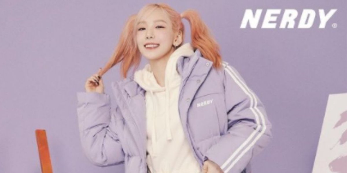 Rocking the Youthful Style! Check Out Taeyeon's Look with 'NERDY' Brand