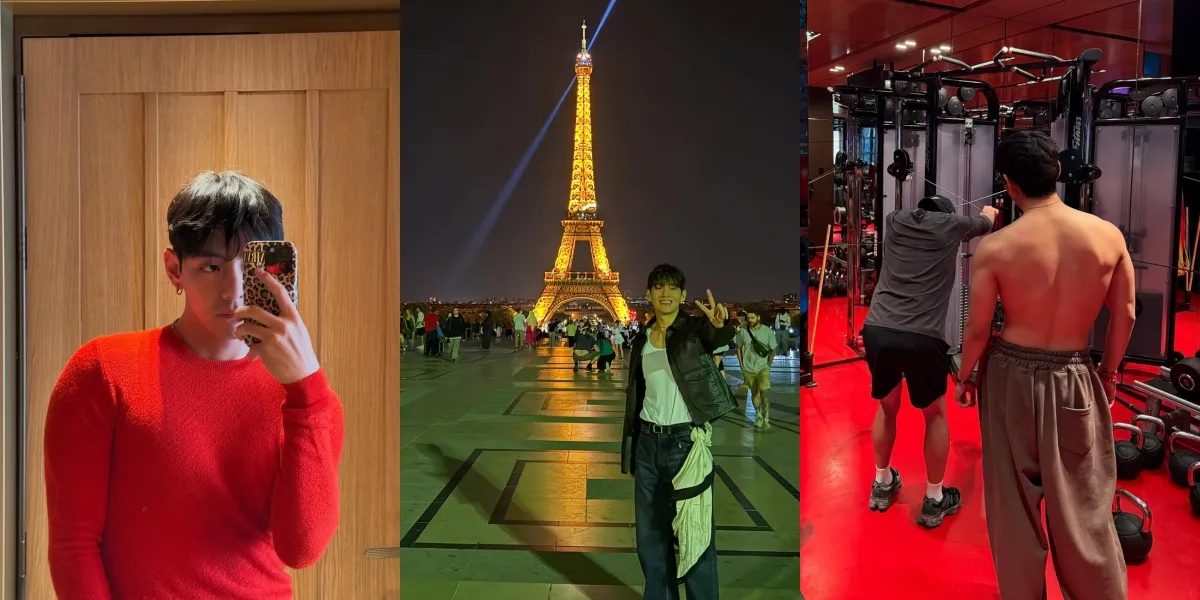 Stunning Appearance at the Fashion Show, 8 Photos of BTS's V Sharing the Excitement in Paris - From Gym to Strolling to the Eiffel Tower