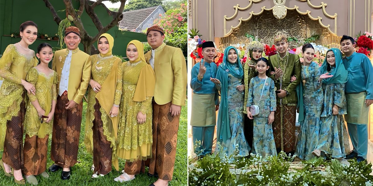 Looking Gorgeous, 8 Photos of Ayu Ting Ting & Family's Togetherness at Cousin's Wedding - Twinning Outfits