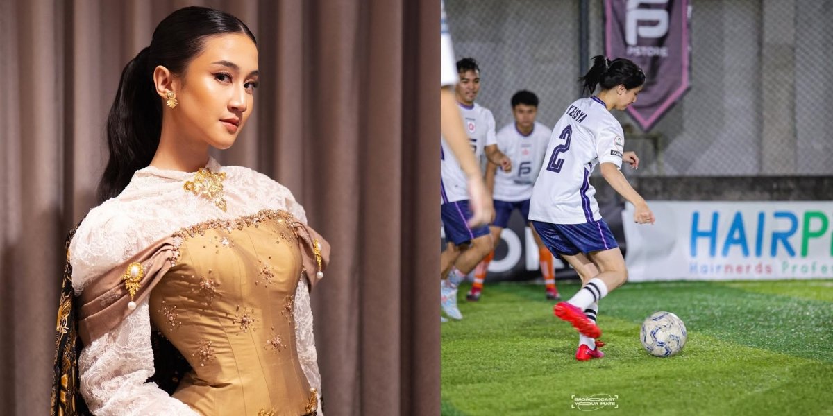 Appearing Stunning on Stage, Keisya Levronka's Portrait Showcasing Her Soccer Skills