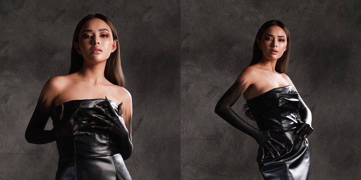 Her Hands are Painted Black, Here are 8 Portraits of Amanda Manopo in the Latest Photoshoot - Beautiful and Elegant with a Mysterious Impression