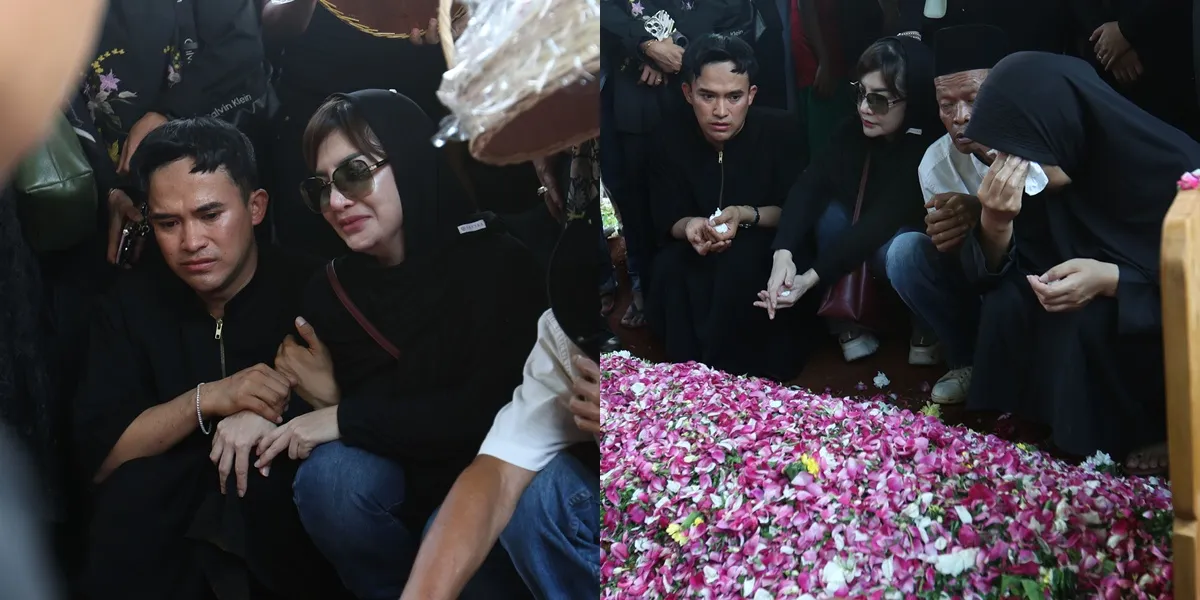 Anwar's Tears Flowed at Mpok Alpa's Funeral, Remembering the Kindness and Saying Thank You