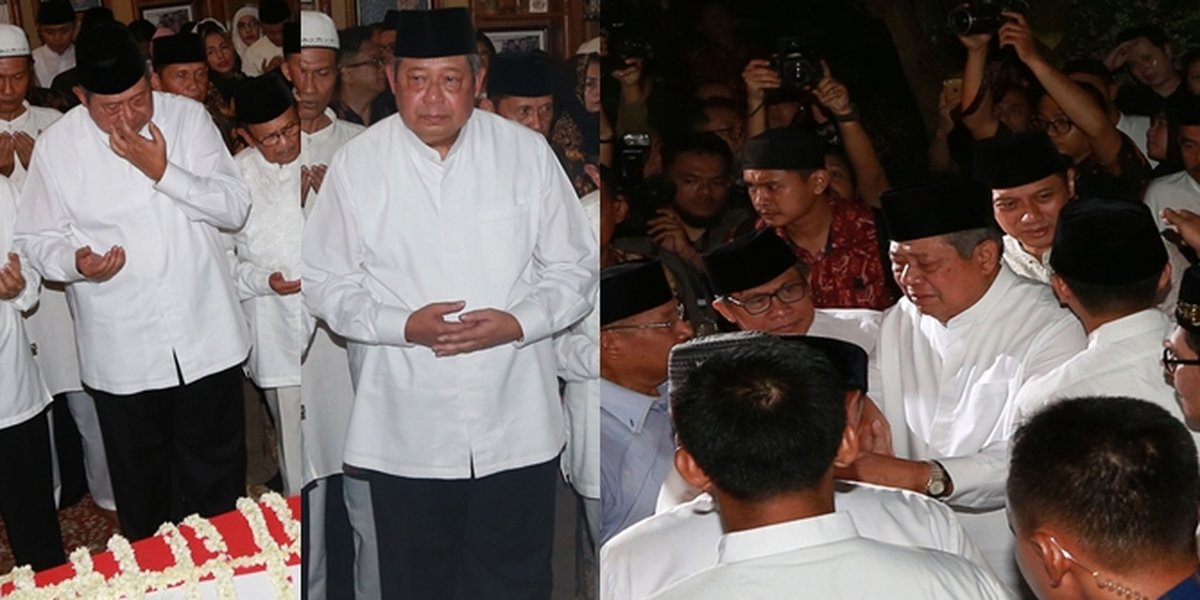 SBY's Tears in Front of Ani Yudhoyono's Body, Love Until Death