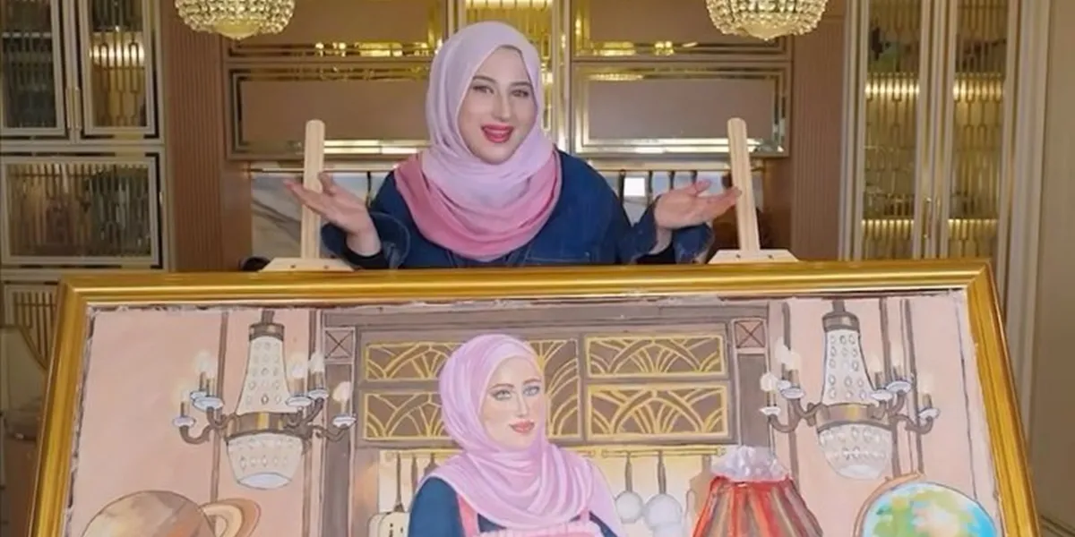 Tasyi Athasyia Creates a Painting from 55 Kg of Chocolate Over 7 Days, The Final Result is Astonishing
