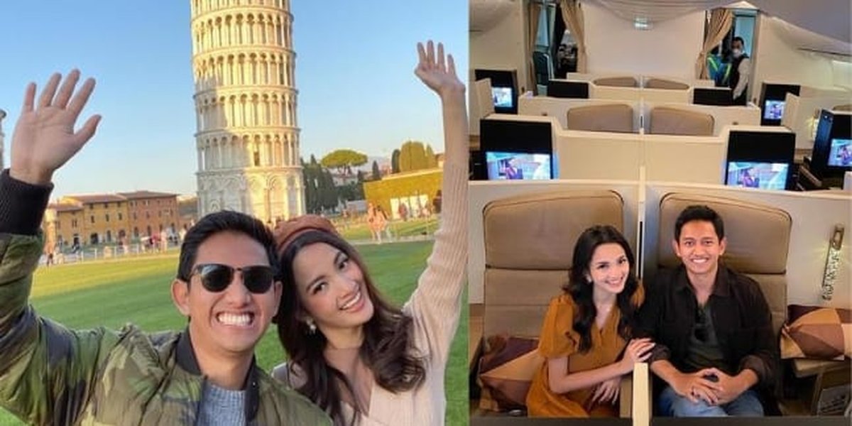 Already Officially Husband and Wife, Here are 7 Portraits of Honeymoon Belva Devara CEO of Ruang Guru and His Wife in Italy - 