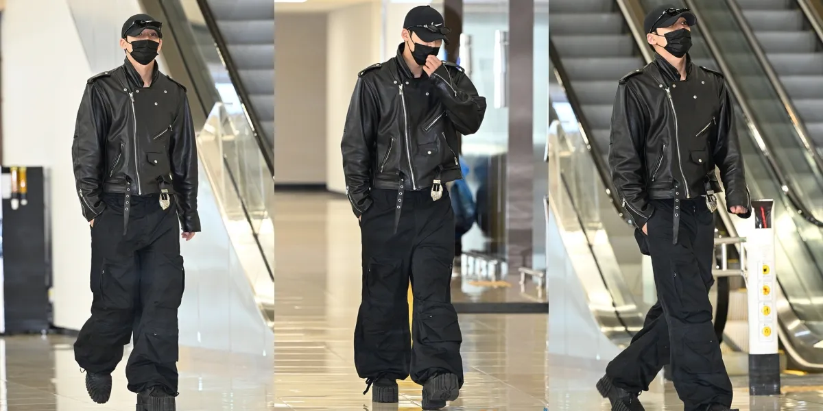 Flying to Japan, 7 Photos of Mingyu SEVENTEEN Looking Handsome at Gimpo Airport - Radiating Model Aura in All Black Outfit
