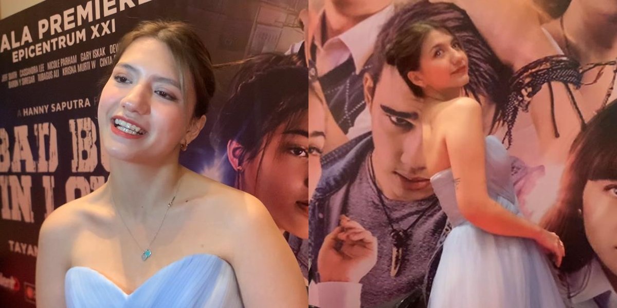Trapped in Toxic Relationships, 9 Beautiful Portraits of Cassandra Lee Posing on a Big Motorcycle during the Press Screening of the Film Bad Boy In Love