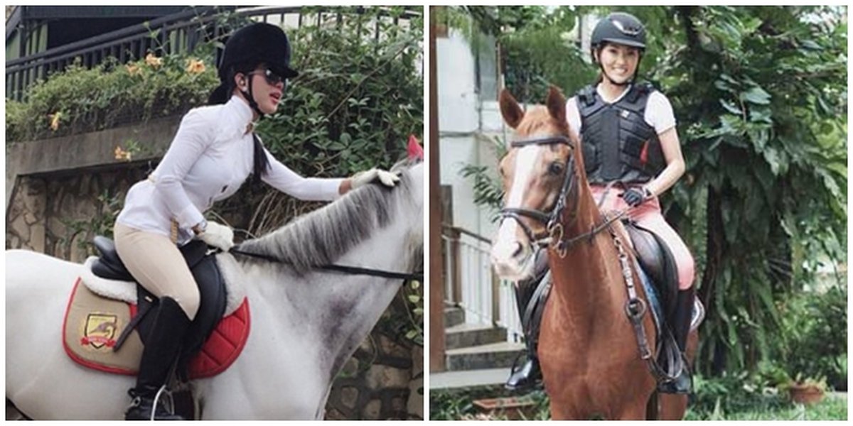 Including Nia Ramadhani, These 7 Beautiful Celebrities of the Homeland Have a Hobby of Horseback Riding