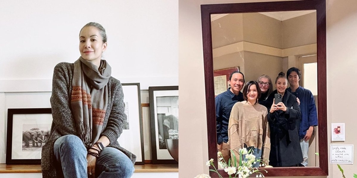 Stay Beautiful with Gray Hair, Here are 8 Portraits of Nadya Hutagalung Celebrating her 48th Birthday Simply - A Touching Letter from Her Child