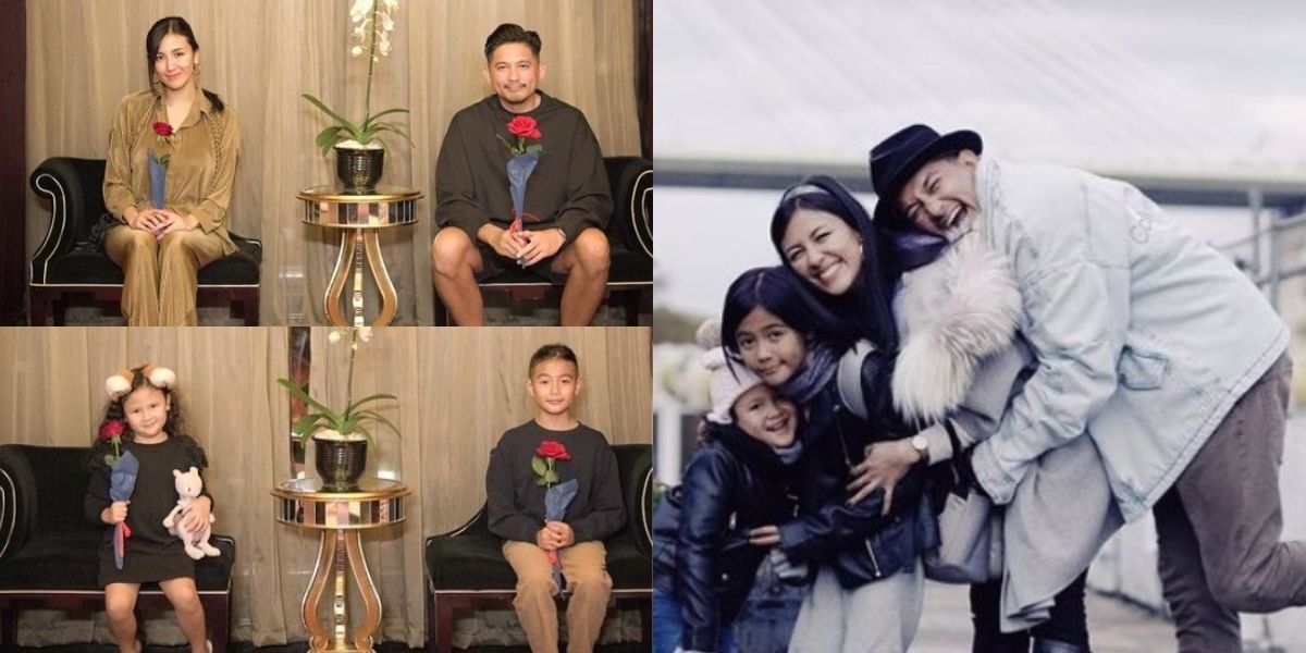 Still Romantic But Also Funny, Here Are 8 Portraits of Sharena and Ryan Delon's Family with Cinlok Vibes ala FTV Still Attached