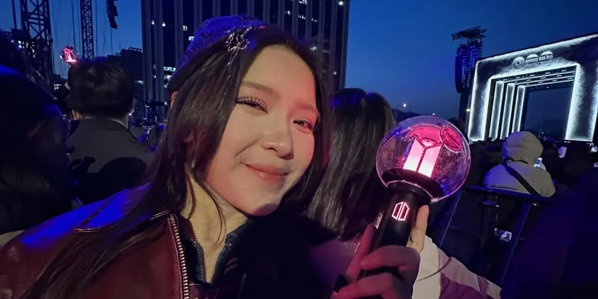 Tiara Andini Happy Watching BTS Concert Live in Korea, 1 Hour Most Precious