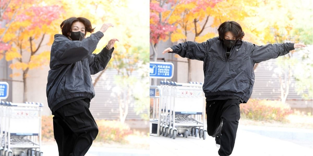 7 Cute Moments of Jungkook BTS at the Airport Before Departing to Qatar to Attend the Opening of FIFA World Cup 2022, Successfully Making Fans Fall in Love