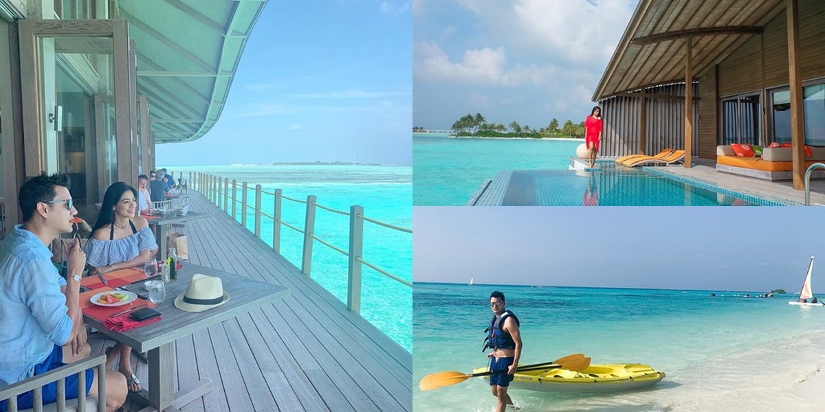 Titi Kamal Celebrates Christian Sugiono's Birthday in Maldives, Romantic!