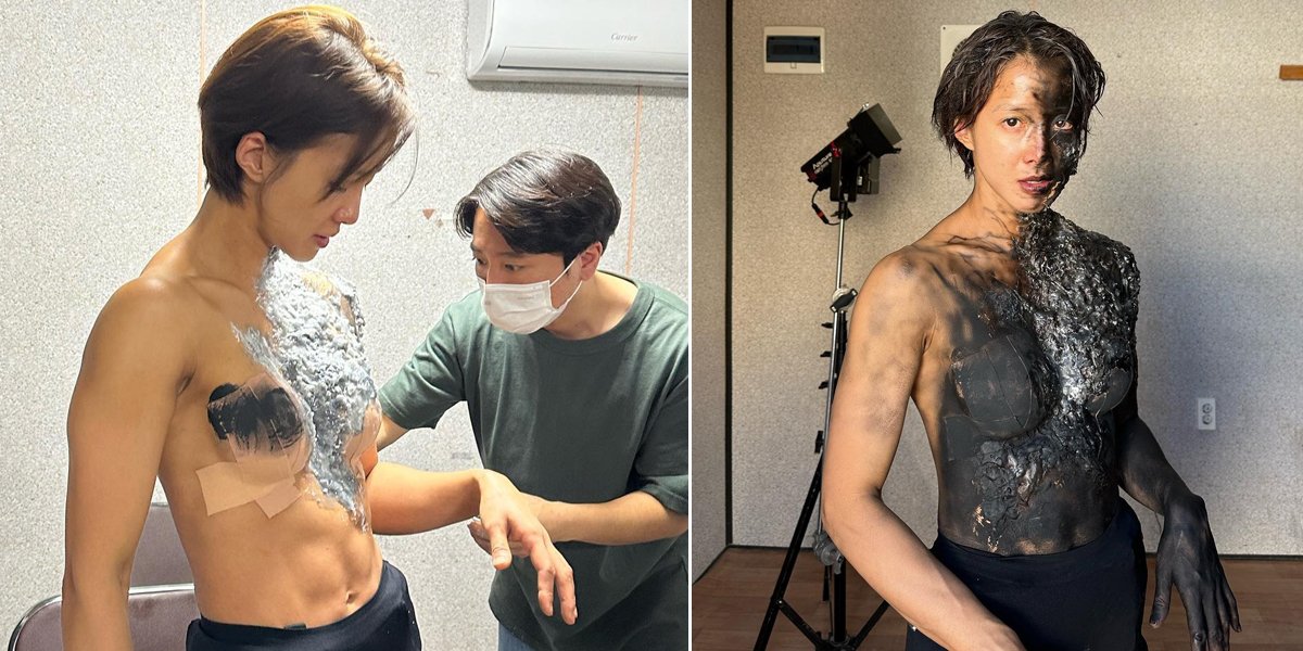 Topless - Showing Abs, Lee Si Young Shares Photos of Makeup Process Becoming a Monster in 'SWEET HOME 2'