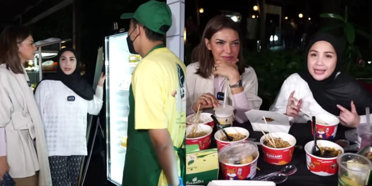 Praising Nagita Slavina's Simple Hijab Style, Here are 8 Pictures of Her Eating with Najwa Shihab 