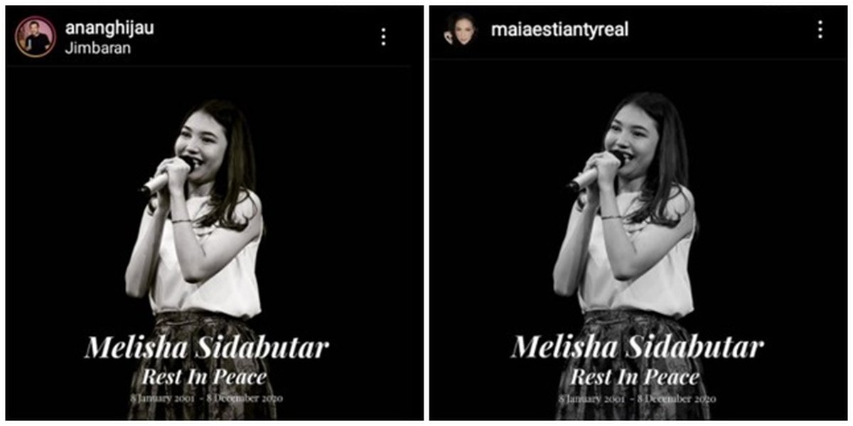 Closing Age, These 8 Celebrities Give Condolences to Melisha Sidabutar