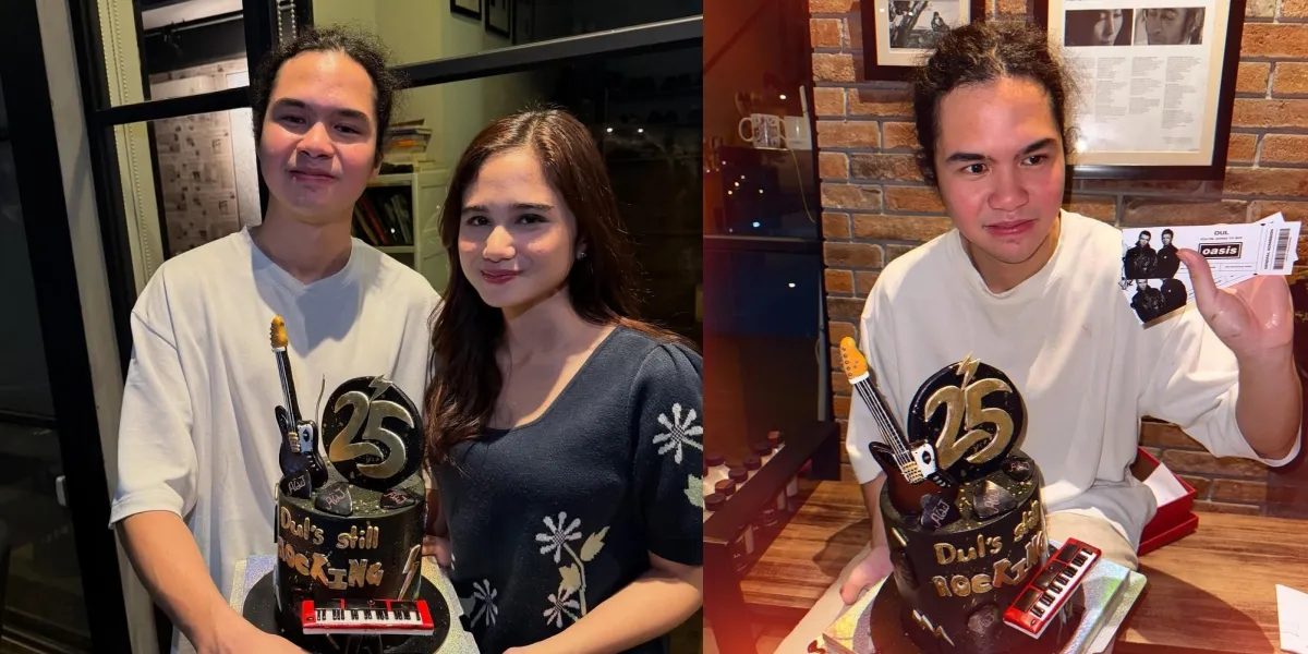 On his 25th birthday, Dul Jaelani received a gift from Tissa Biani, will watch Oasis in Melbourne