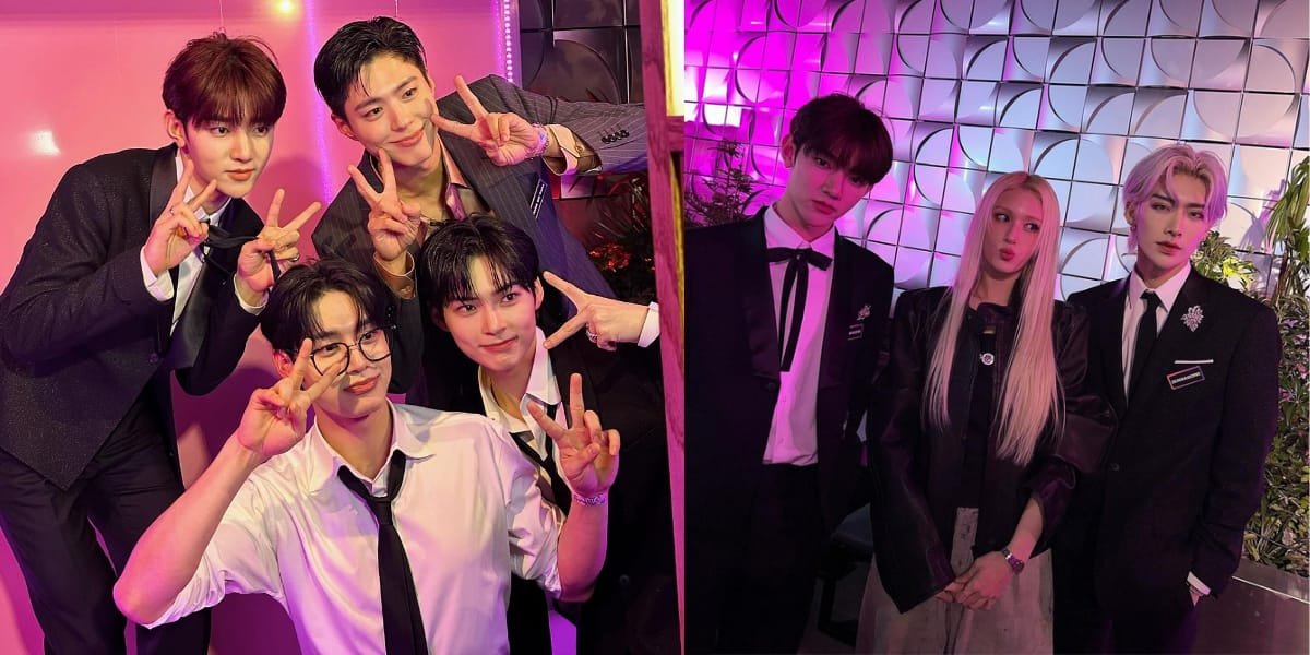 Upload Adorable Interactions! 10 Portraits of ZEROBASEONE Boygroup with Other K-Pop Artists at MAMA 2023, Photo with Park Bo Gum - Jeon Somi