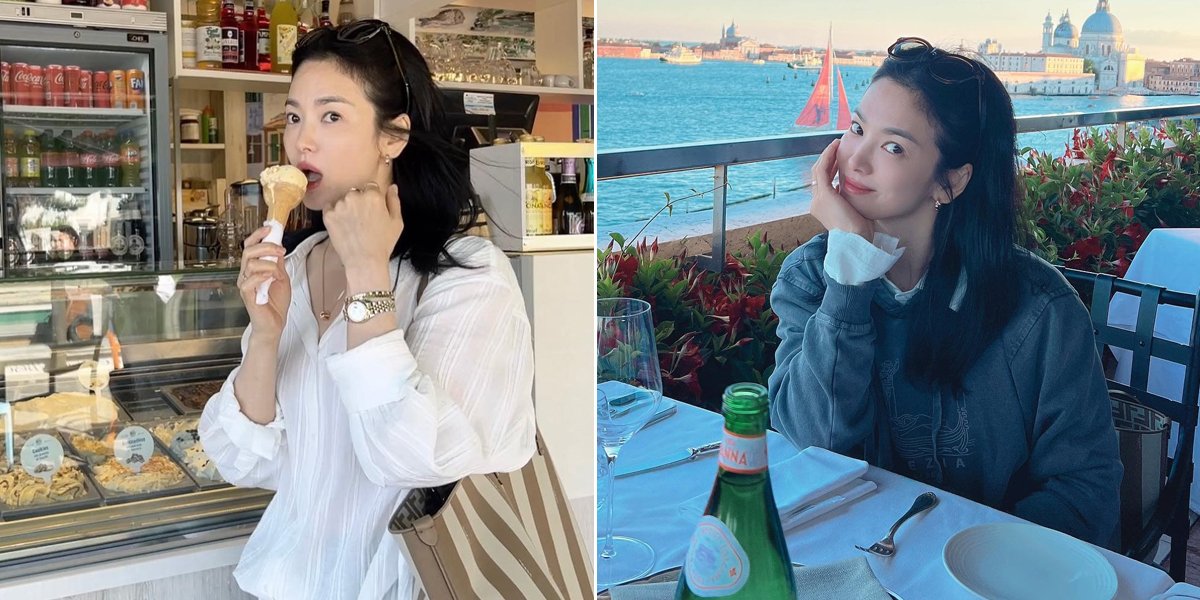 After Attending Chaumet Event with Cha Eun Woo, Song Hye Kyo Continues Vacation in Venice, Italy