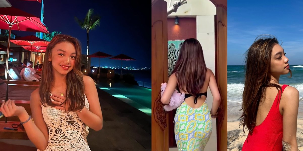 After Being Criticized by Netizens, 8 Photos of Naura Ayu's Vacation in Bali - Hot Showing Her Backless Outfit