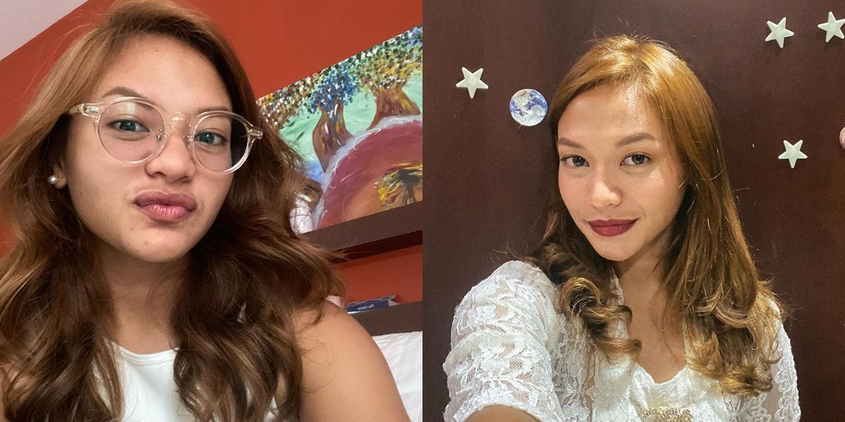 After Losing 13 Kilos and Getting Slimmer, Here are 8 Pictures of Amel Carla's Selfie Photos that Look Even More Beautiful and Show Off Her Thin Mustache