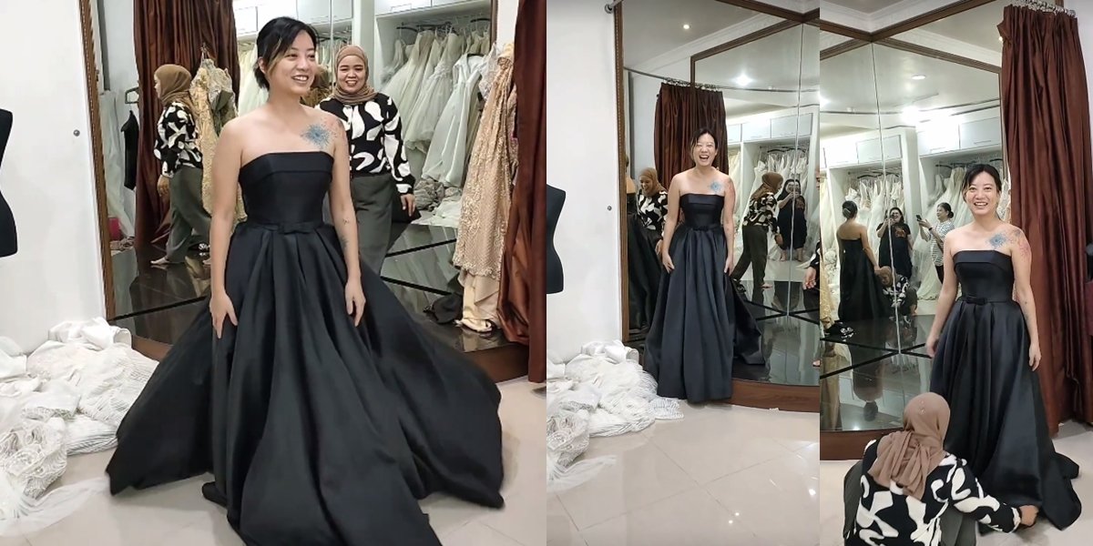 After Revealing Boyfriend, Leony Trio Kwek Kwek Fitting Gown Together with Bridal Planner - Going to Get Married Soon?