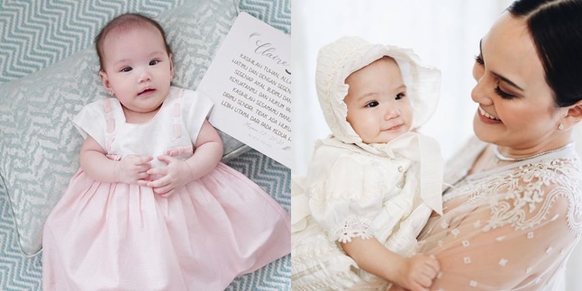 7-Month-Old Already in the Diamond Business, 6 Portraits of Claire, Daughter of Shandy Aulia, Who Always Looks Luxurious Like a Princess