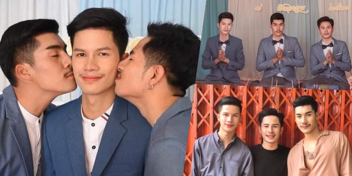 Viral 3 Men Marry Each Other in Thailand, Get Blessings and Support from Families