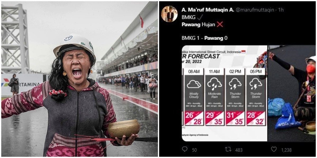 Viral! 7 Meme Pawang Hujan MotoGP Mandalika that Successfully Entertains Netizens