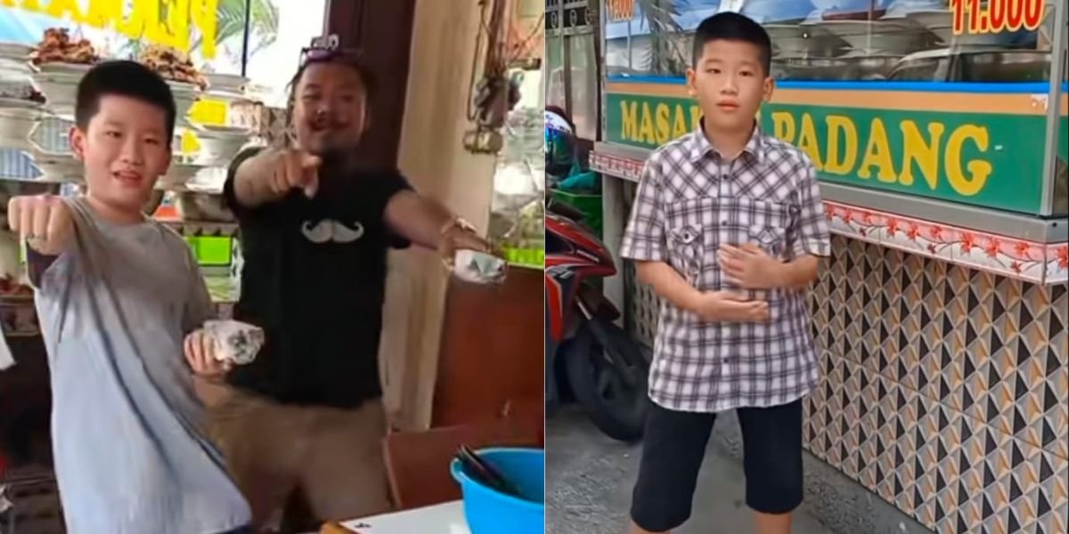 Viral! 8 Photos of a Chinese Kid Dancing 'Goyang Nasi Padang', Making People Amazed