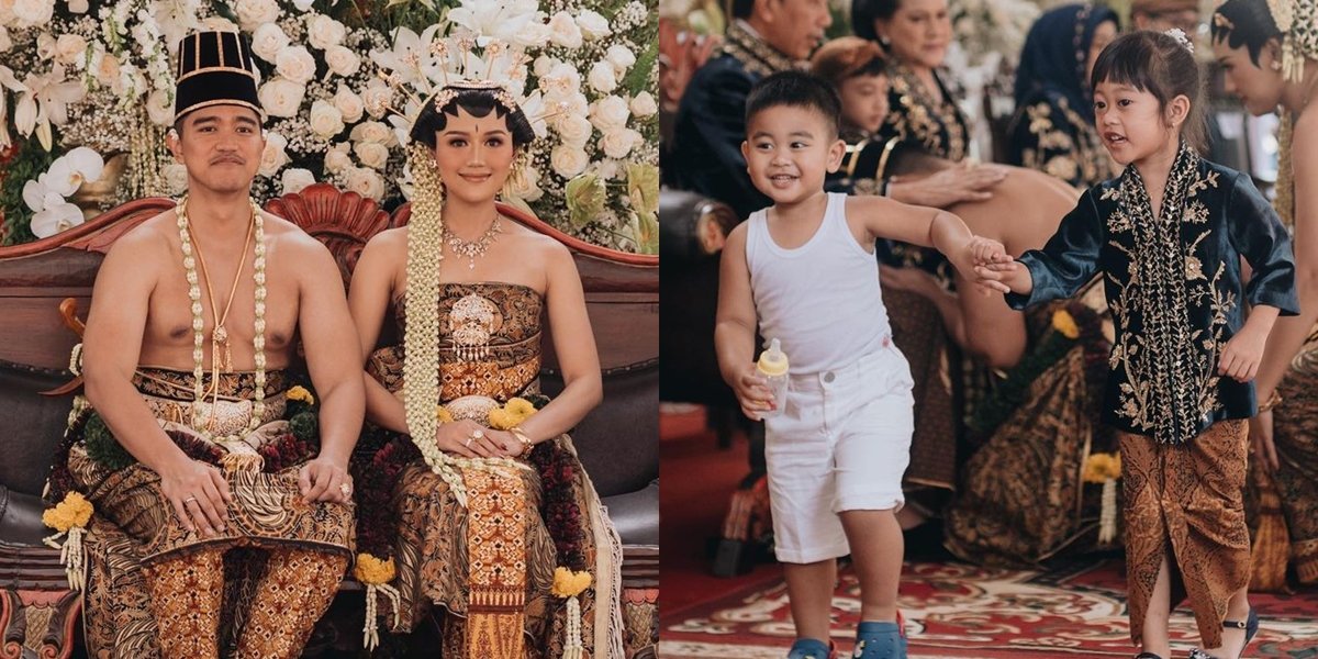 Viral After Wearing Singlet at Kaesang's Wedding, Here are 8 Photos of Nahyan, Kahiyang Ayu's Son Whose Behavior is Highlighted - Making Paspampres Nervous to Become a Baby Sitter