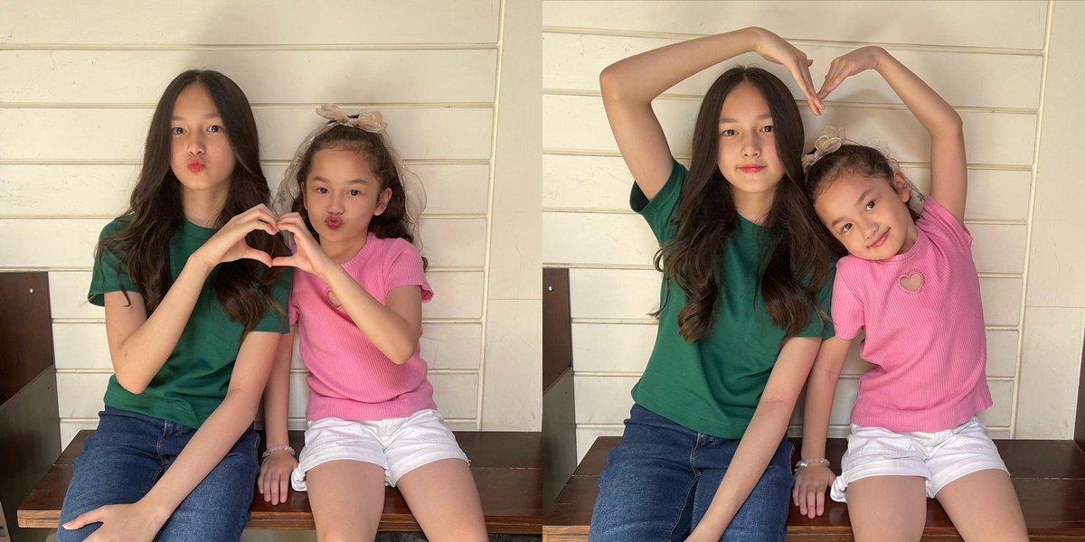 Visual Since Early Age, Portraits of Elea and Sheva, Ussy Sulistiawaty's Children, Resemble K-Pop Idols from Different Agencies