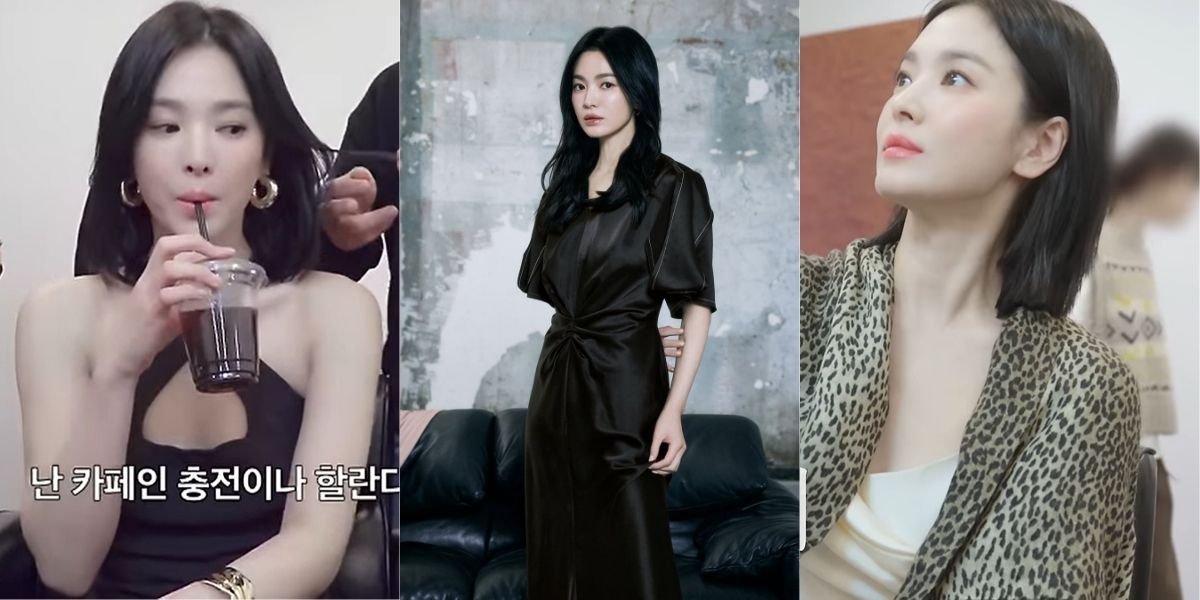 The Visuals Make You Fall in Love Instantly! 8 Photos of Song Hye Kyo Relaxing While Sipping Iced Coffee - Said to Look Very Much Like Irene Red Velvet