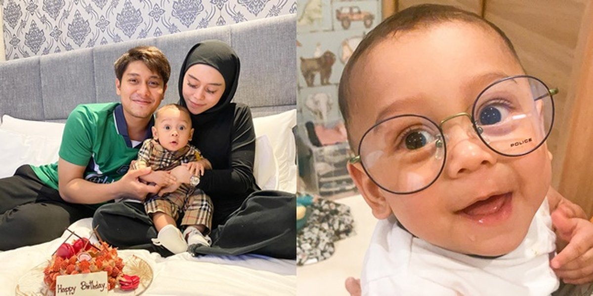 The Combination of Lesti and Rizky Billar's Face, 8 Pictures of Baby Leslar with a Very Stylish Style Even Though He is Only 7 Months Old