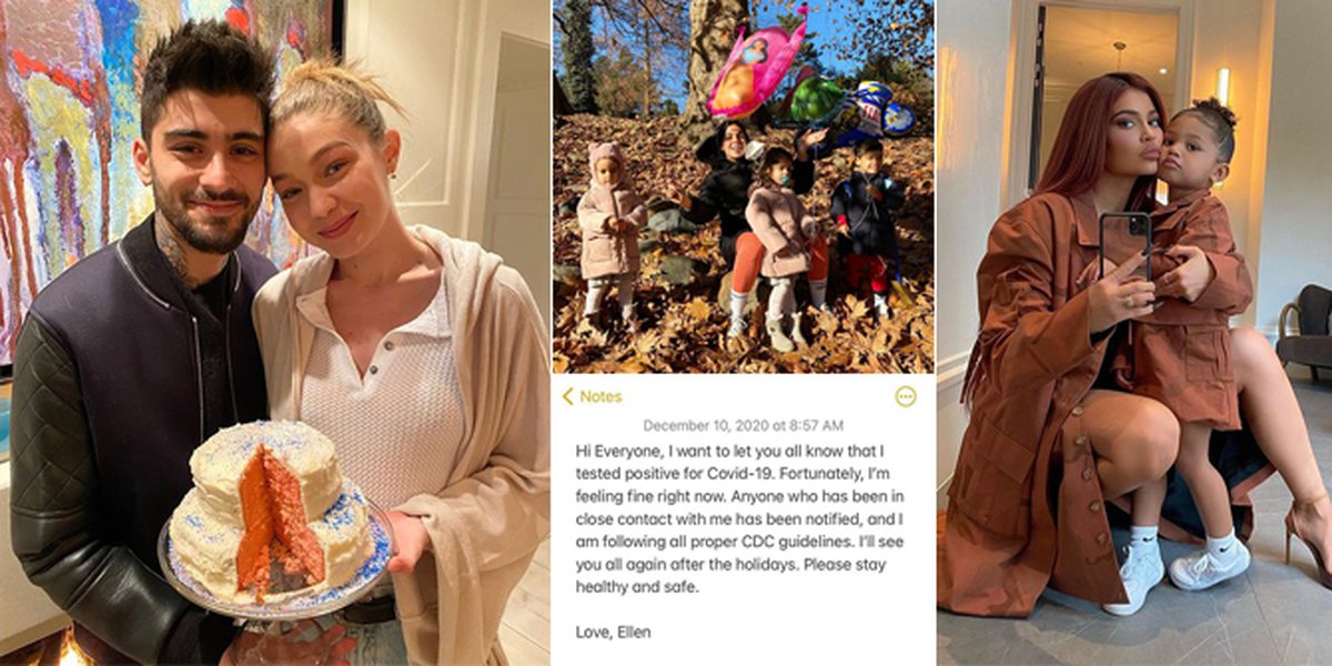 Weekly Hot IG: Ellen DeGeneres Tests Positive for Covid - Newly Revealed Gigi Hadid's Baby Shower Photo